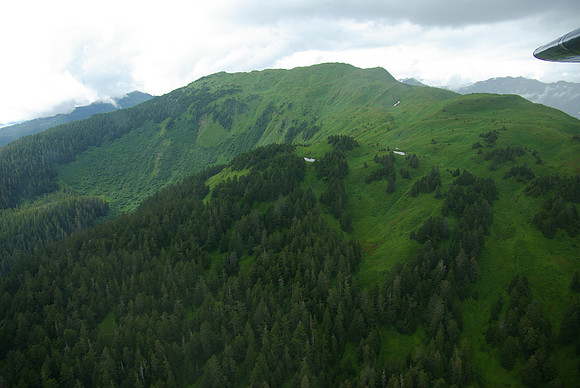 In flight to Elfin Cove