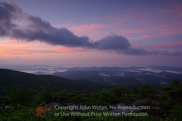 Sunrise from Grandfather Mountain